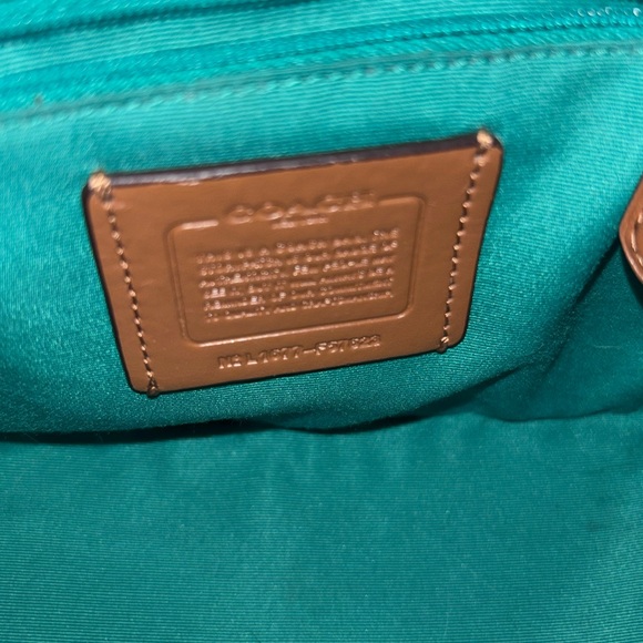 Coach Sierra Mini Rose Meadow Blue Floral Satchel - Picture 9 of 12